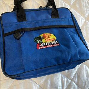 Bass Pro Shops Blue Double Worm Binder Bag